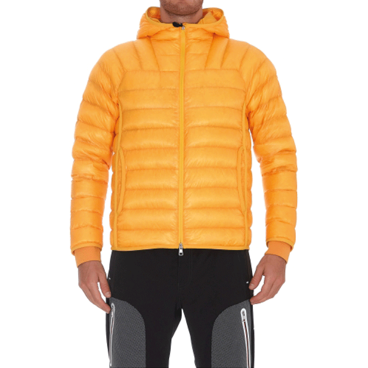 Moncler Genius FW21 Yellow Nylon Logo Hooded Down Jacket for Men. 1A00019595B1126 圖 4