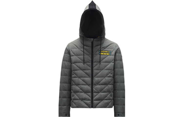 Order MONCLER GENIUS FW22 1952 幾何羽絨連帽外套 深灰 男款冬季外套 H10921A00028M1602918