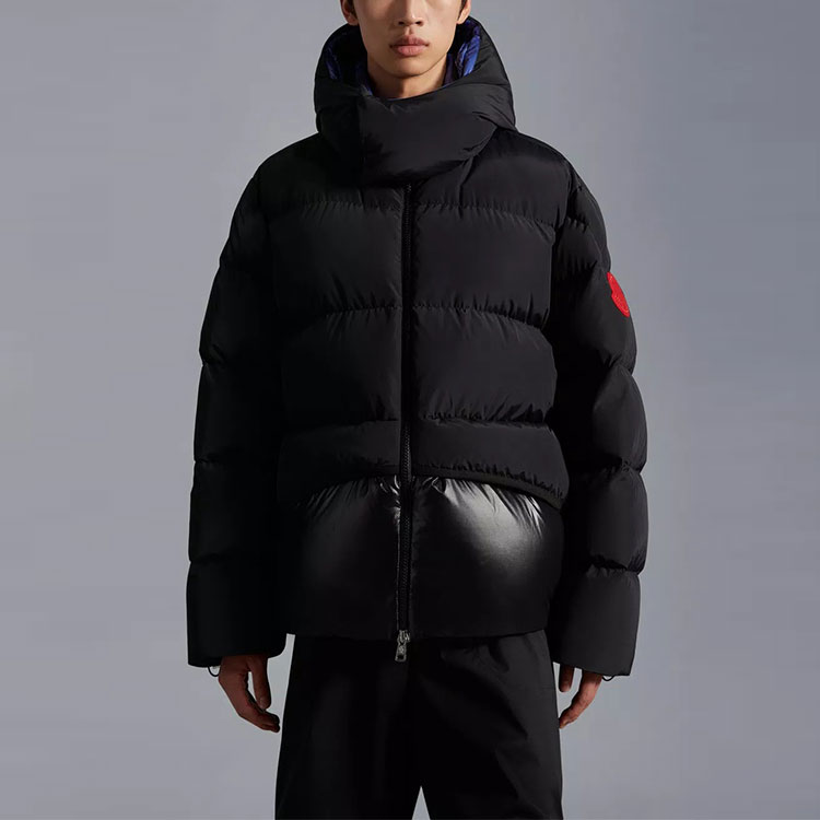 MONCLER GENIUS FW22 2 Moncler 1952 Logo Black Hooded Down Jacket  Winter. H20921A00031M2012997 圖 4
