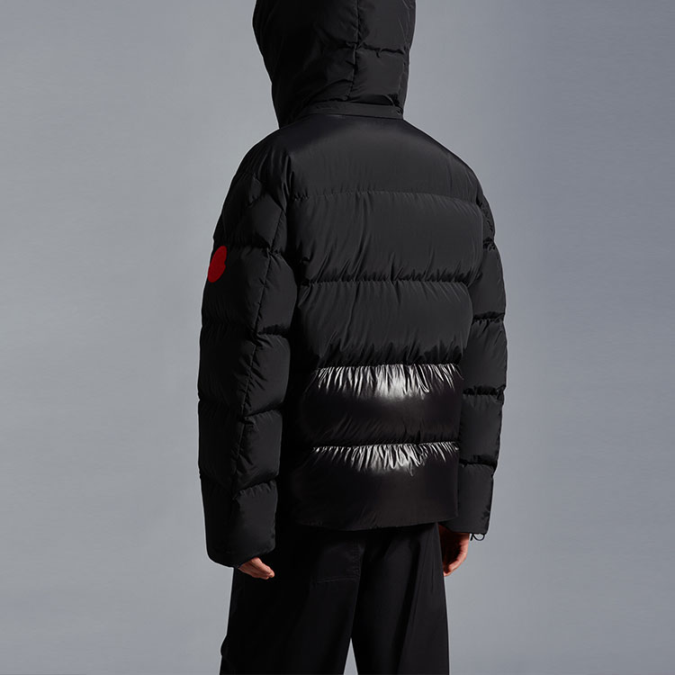 MONCLER GENIUS FW22 2 Moncler 1952 Logo Black Hooded Down Jacket  Winter. H20921A00031M2012997 圖 5