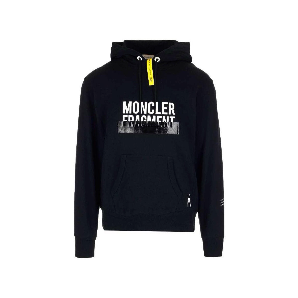 Order MONCLER GENIUS FW22 黑色logo印花套头卫衣 8003750809DW999