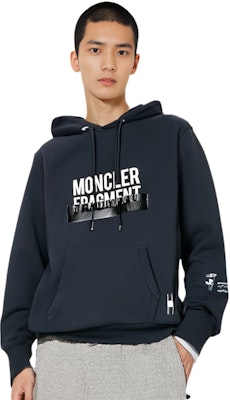 MONCLER GENIUS FW22 黑色logo印花套头卫衣 8003750809DW999 Sizing MONCLER GENIUS FW22 黑色logo印花套头卫衣 8003750809DW999