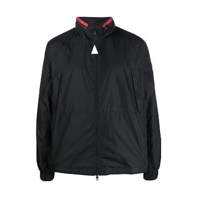 MONCLER GENIUS FW22 Black Solid Zip-Up Hooded Casual Jacket. H20921A00011M2141999