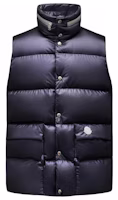 MONCLER GENIUS FW22 Lightweight Quilted Down Vest - Solid Color Mockneck H10921A00021M14677B7 MONCLER GENIUS FW22 Lightweight Quilted Down Vest - Solid Color Mockneck H10921A00021M14677B7