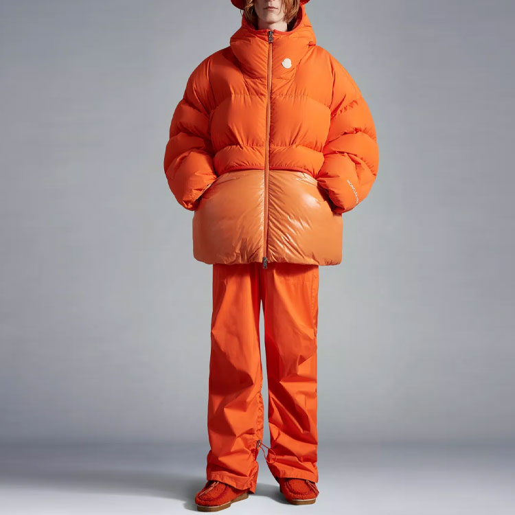 MONCLER GENIUS FW22 Glyme Logo Puffer Jacket Unisex in Bright Orange. H20921A00019M2012P33 圖 3