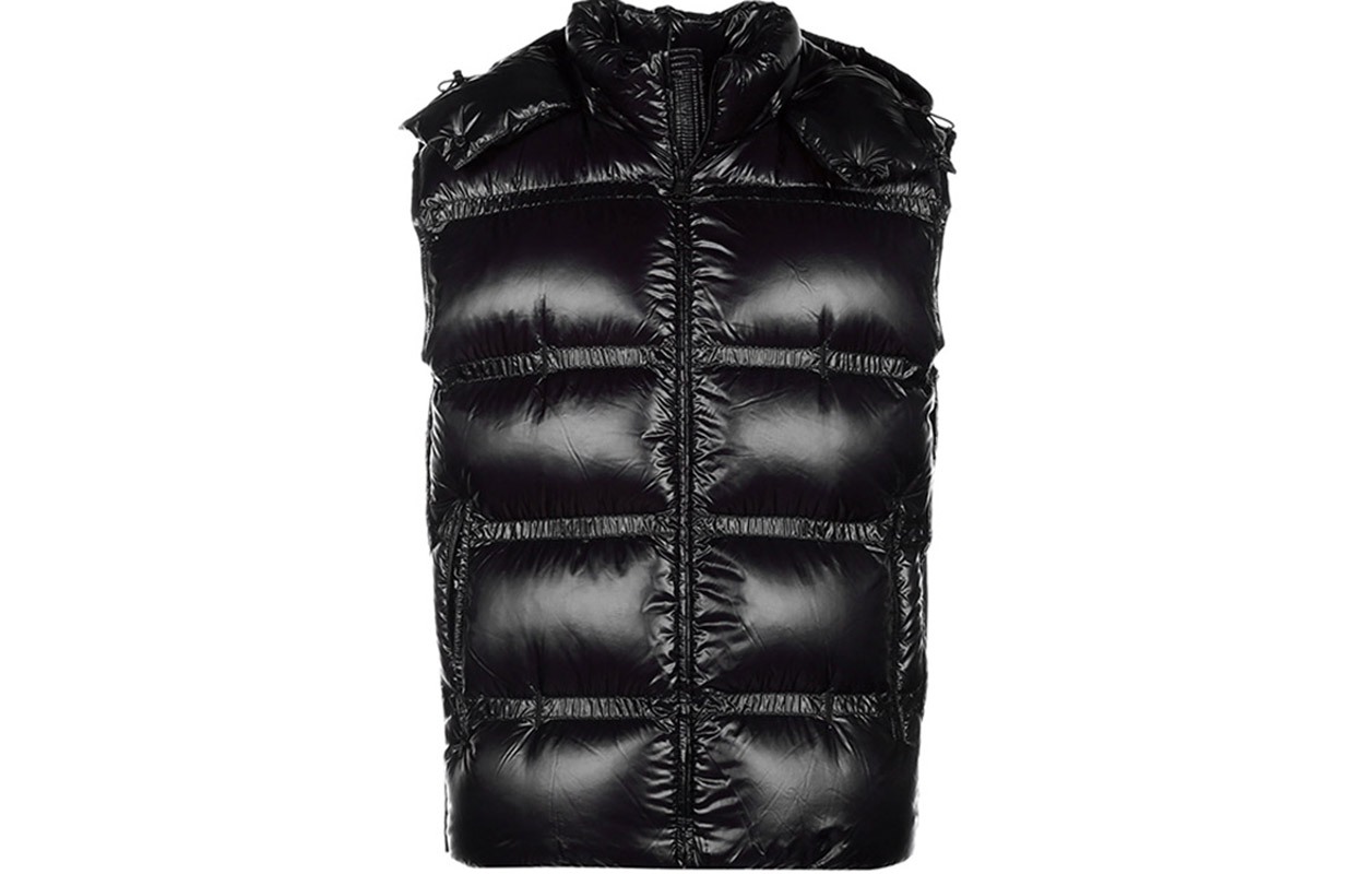 MONCLER GENIUS Harold Down Padded Hooded Vest Black F209H1A51710C0624999