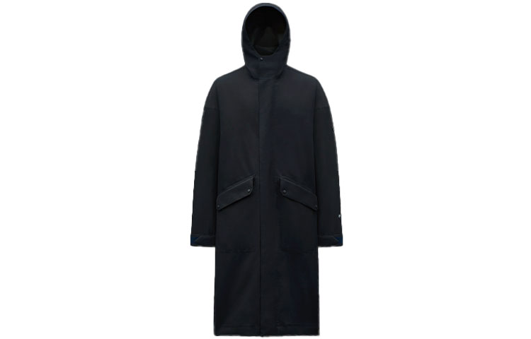 MONCLER GENIUS HYKE FW21 Languard Long Sleeve Down Jacket Navy for Men. G209K1C00004M1194778