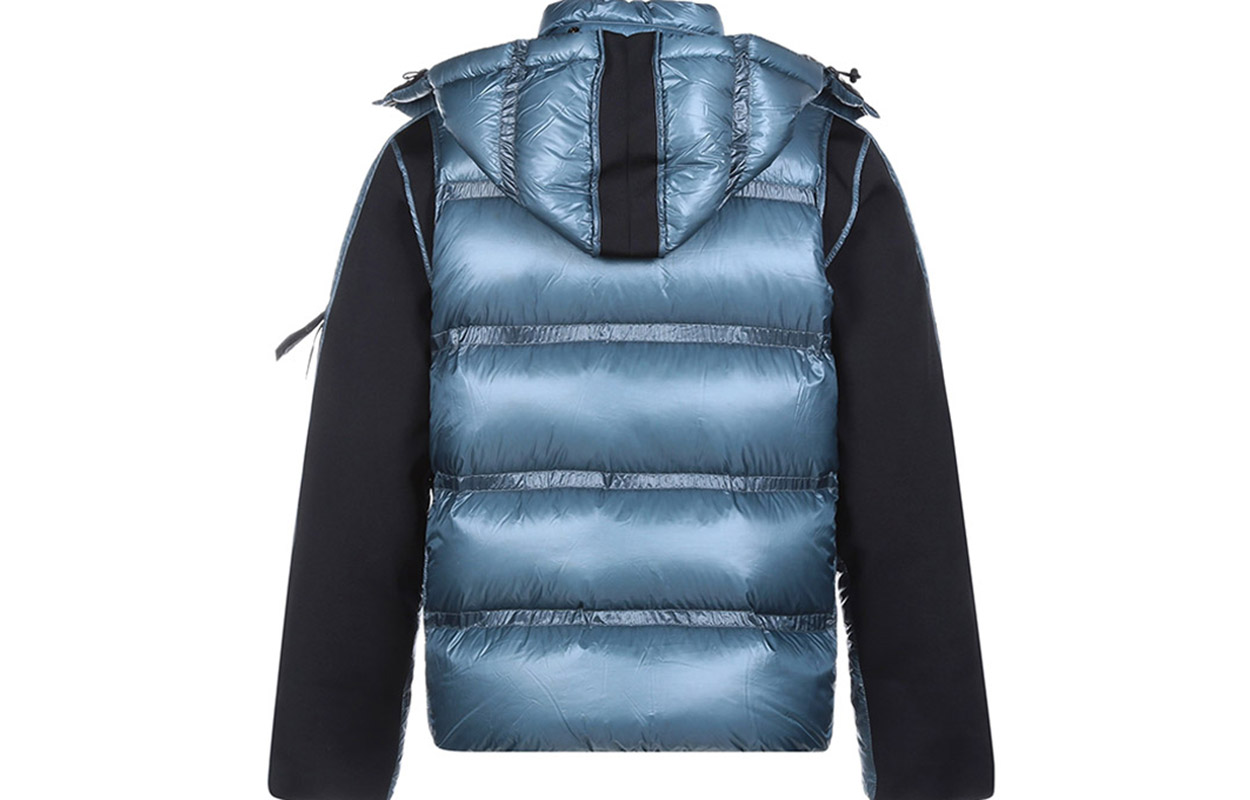 MONCLER GENIUS Ramis Grey/Blue Down Puffer Jacket with Hood F209H1A50310C0624720 圖 3