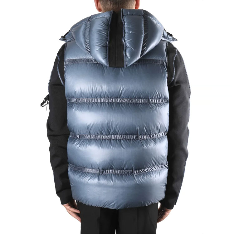MONCLER GENIUS Ramis Grey/Blue Down Puffer Jacket with Hood F209H1A50310C0624720 圖 6