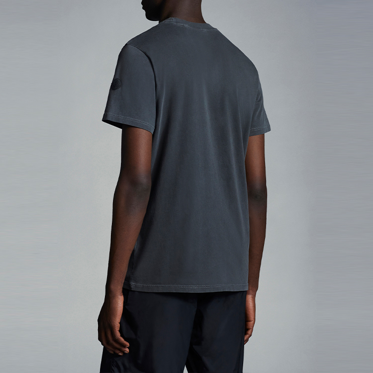 MONCLER GENIUS SS22 1952 Cartoon Logo Print Black  T-Shirt H10928C000088390T999 圖 4