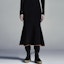 Purchase MONCLER GENIUS SS22 1952 Contrast Pleated Slim Casual Long Skirt Black H10949H00001M1728999