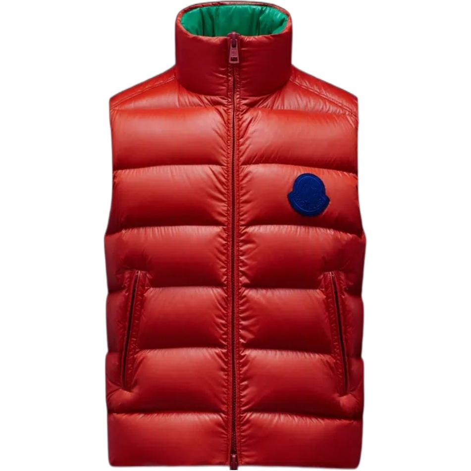 MONCLER GENIUS SS22 1952 Series  Glossy Red Zip Vest 1A00032M16034A8