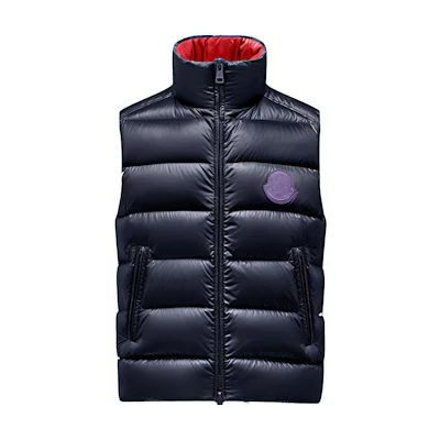 MONCLER GENIUS SS22 1952 Unisex Slim Fit Minimalist Blue Vest. 1A00032M1603744