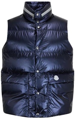 Chaleco Moncler Genius SS22 Azul Acolchado con Cuello Alto 1A00021M14677B7 Order Chaleco Moncler Genius SS22 Azul Acolchado con Cuello Alto 1A00021M14677B7