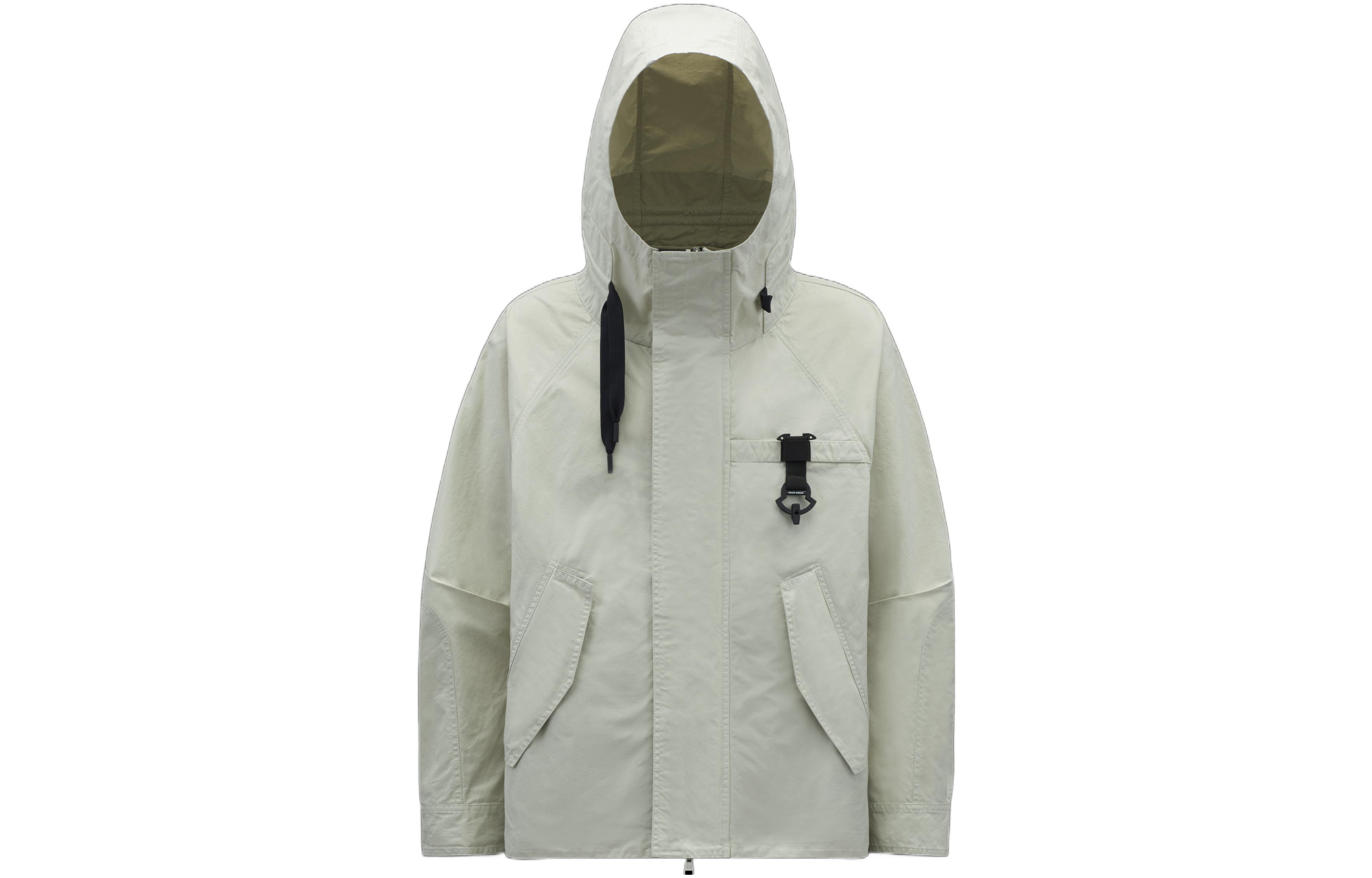 MONCLER GENIUS SS22  White Printed Zip-Up Hooded Jacket. H109H1A00009M1716060 圖 2
