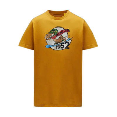 MONCLER GENIUS SS22 Anime Graphic Print Orange T-Shirt H10928C00006829FB3A2