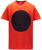 Order モンクレール ジーニアス SS22 カラーブロック グラフィックTシャツ オレンジ 半袖 H109H8C00001809E3301