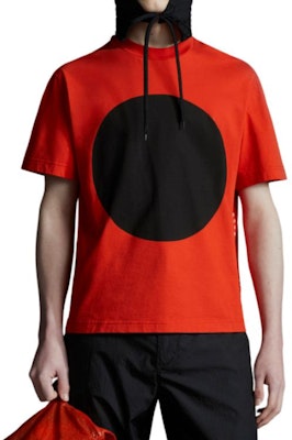 몽클레어 지니어스 SS22 컬러블록 그래픽 티셔츠 오렌지 반팔 티셔츠 H109H8C00001809E3301 Shop 몽클레어 지니어스 SS22 컬러블록 그래픽 티셔츠 오렌지 반팔 티셔츠 H109H8C00001809E3301