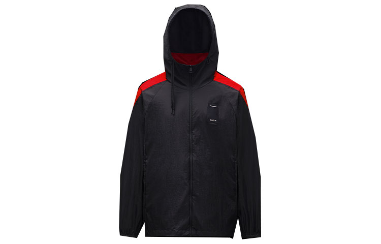 MONCLER GENIUS SS22 Guppy Logo Colorblock Windbreaker Jacket Black Men’s. H109H1A00014M1738993