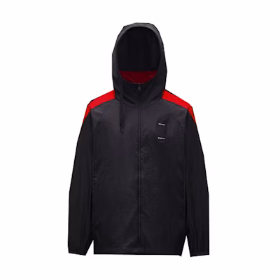 MONCLER GENIUS SS22 Guppy Logo Colorblock Windbreaker Jacket Black Men’s. H109H1A00014M1738993
