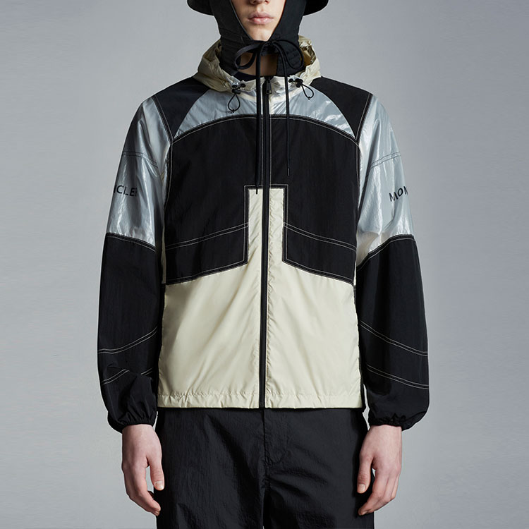 MONCLER GENIUS SS22 Jessop Series  Grey Hooded Rain Jacket. H109H1A00005M1609920 圖 4