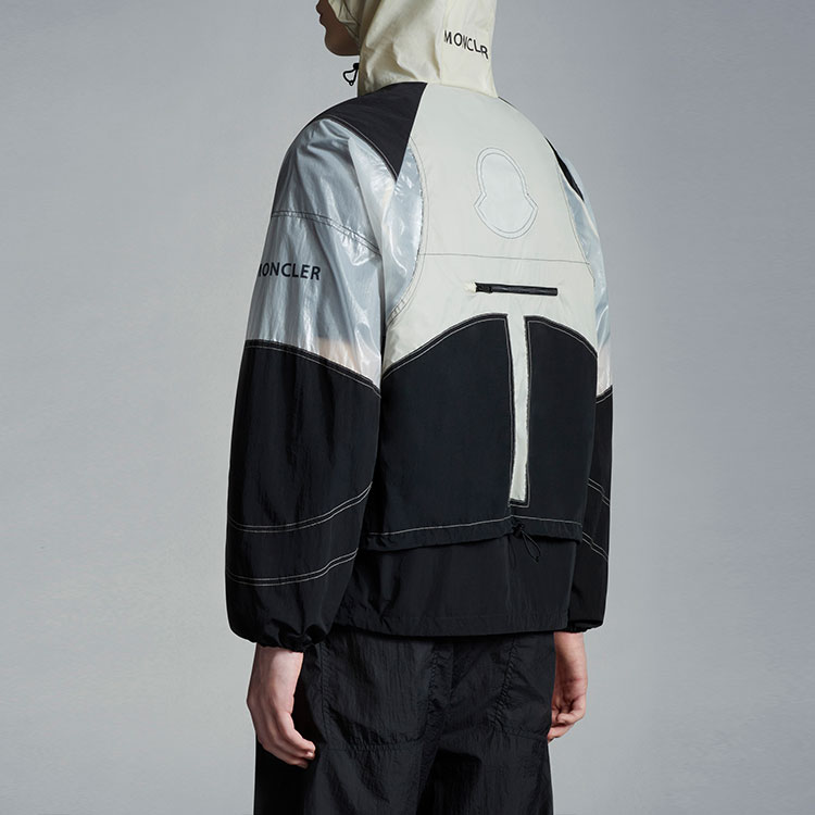 MONCLER GENIUS SS22 Jessop Series  Grey Hooded Rain Jacket. H109H1A00005M1609920 圖 5