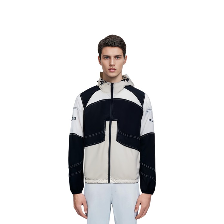 MONCLER GENIUS SS22 Jessop Series  Grey Hooded Rain Jacket. H109H1A00005M1609920 圖 6