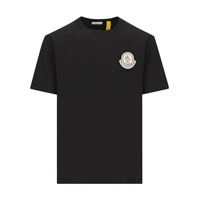 MONCLER GENIUS SS23 Black Plain Casual Short Sleeve T-Shirt 8C00001M3568999