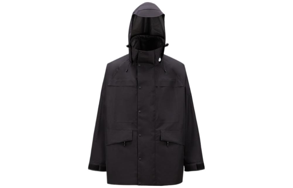 MONCLER GENIUS SS23 Hyke Series  Black Hooded Parka Coat. H209K1A00003M2518999 圖 2