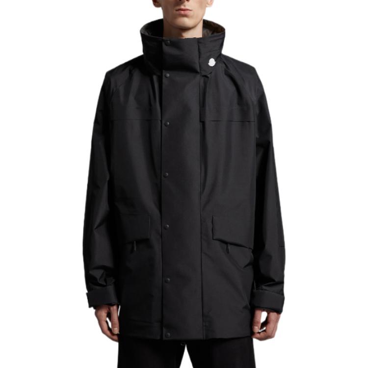MONCLER GENIUS SS23 Hyke Series  Black Hooded Parka Coat. H209K1A00003M2518999 圖 3
