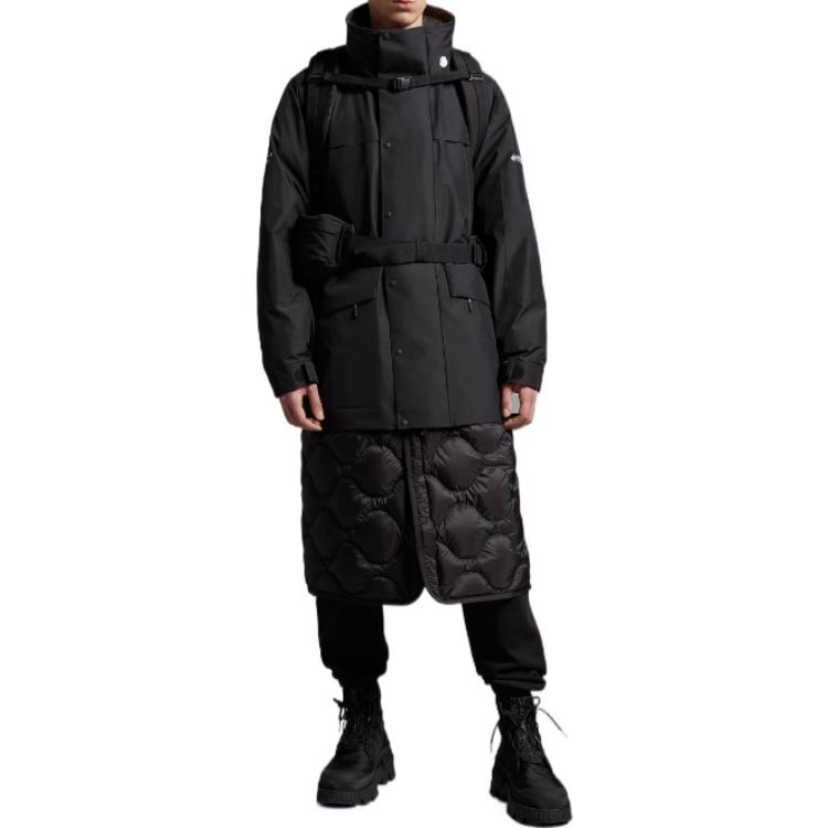 MONCLER GENIUS SS23 Hyke Series  Black Hooded Parka Coat. H209K1A00003M2518999 圖 5