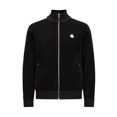 MONCLER GENIUS Striped Zip Slim Fit Long Sleeve Jacket Unisex Black I209L8G0000189A6S999