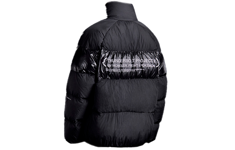 Lookbook MONCLER GENIUS 黑色皮卡丘貼布冬季短版羽絨滑雪外套 (男女適用) F209U1B50510539YK999