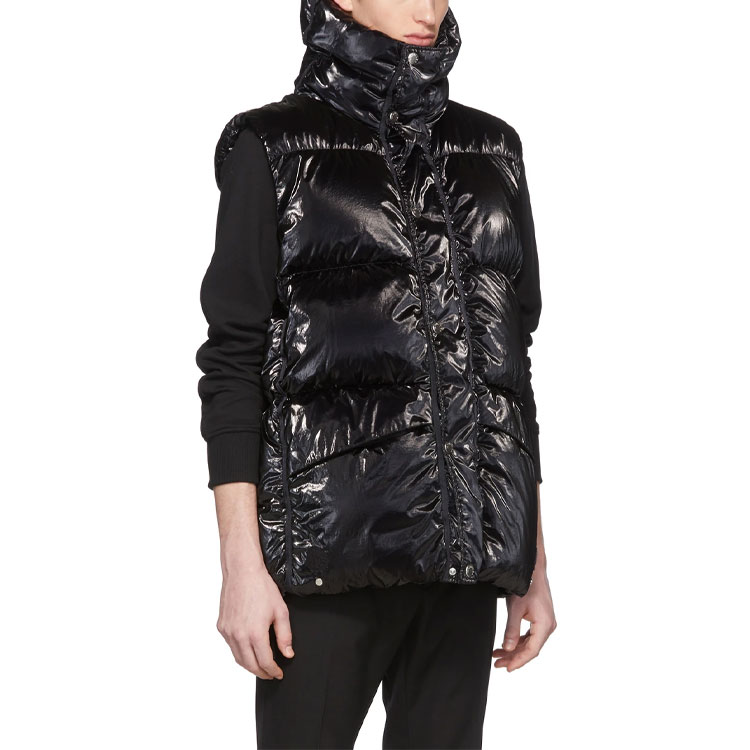 MONCLER GENIUS 1017 ALYX 9SM Black Down Vest with Logo Print. E209Y433010054AD5999 圖 5