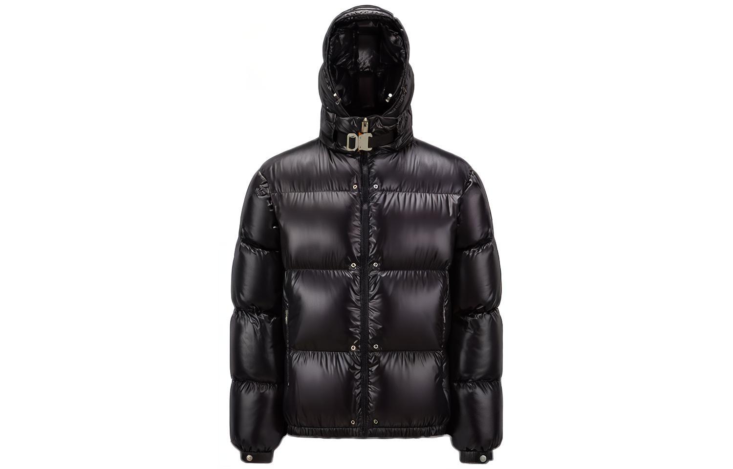 MONCLER GENIUS 1017 ALYX 9SM Black Shiny Short Down Jacket Unisex. H209Y1A00014M2311999 圖 2