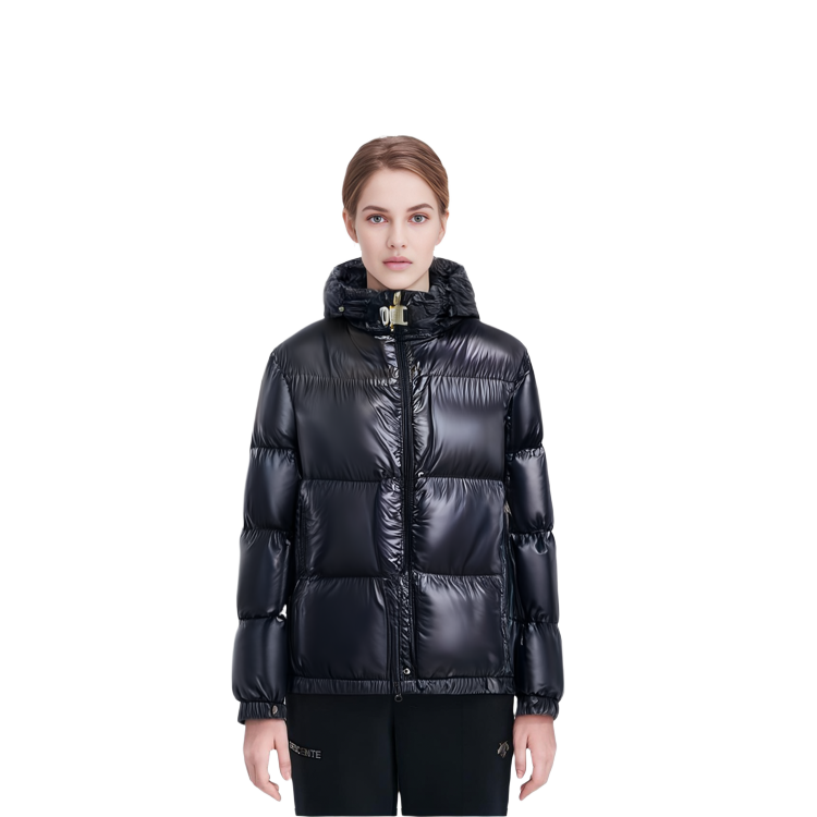 MONCLER GENIUS 1017 ALYX 9SM Black Shiny Short Down Jacket Unisex. H209Y1A00014M2311999 圖 9