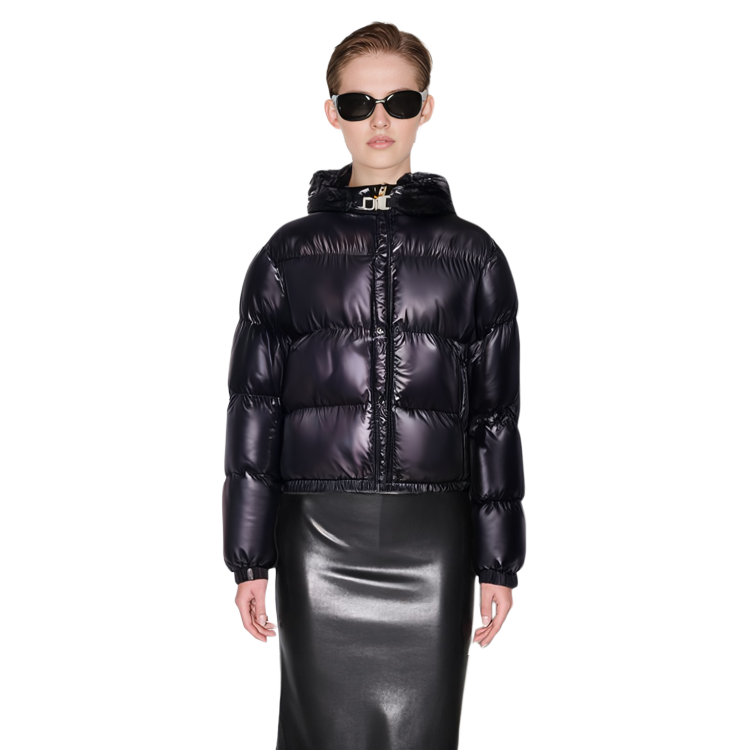 MONCLER GENIUS 1017 ALYX 9SM Black Shiny Short Down Jacket Unisex. H209Y1A00014M2311999 圖 10