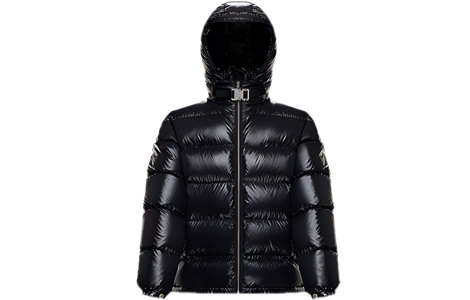 Moncler Genius 1017 ALYX 9SM Black Unisex Hooded Down Jacket 09Y1B50710C0631999