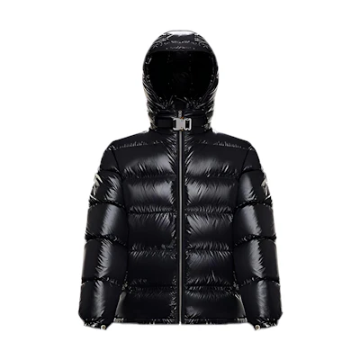 Moncler Genius 1017 ALYX 9SM Black Unisex Hooded Down Jacket 09Y1B50710C0631999