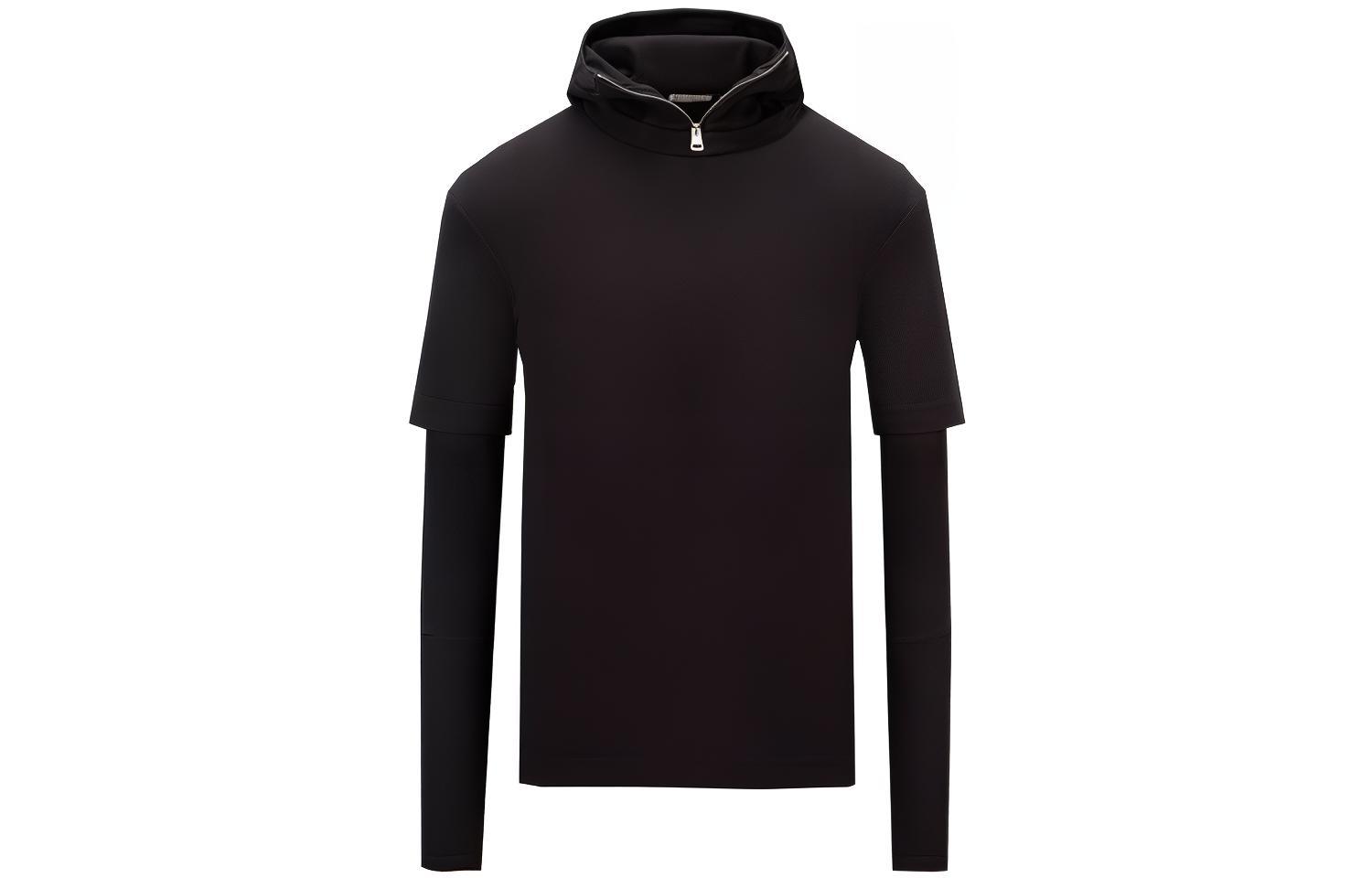 MONCLER GENIUS 1017 ALYX 9SM Collab Dual-Layer Hoodie Long Sleeve Unisex Tee. H209Y8D00005M2780999
