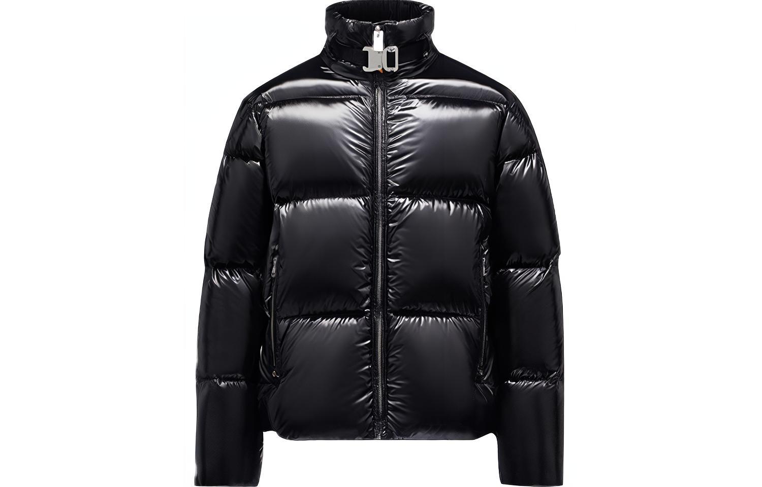 MONCLER GENIUS 1017 ALYX 9SM FW21 Black Logo Puffer Jacket Unisex. G209Y1A00004539FT999
