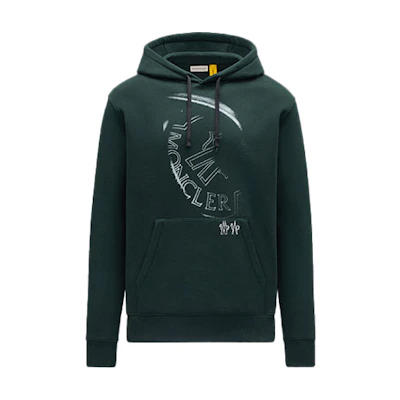 MONCLER GENIUS 1017 ALYX 9SM Logo Hoodie Dark Green G209Y8G00003899F2876