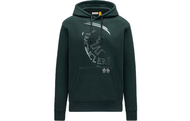 Order MONCLER GENIUS x 1017 ALYX 9SM 經典標誌連帽衫 深綠色 G209Y8G00003899F2876