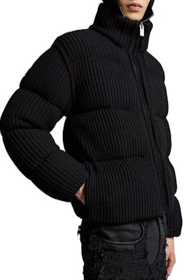 盟可睐Genius x 1017 ALYX 9SM冬季男女同款黑色羽绒服罗纹针织领 H209Y9B00001M1334999 Sizing 盟可睐Genius x 1017 ALYX 9SM冬季男女同款黑色羽绒服罗纹针织领 H209Y9B00001M1334999