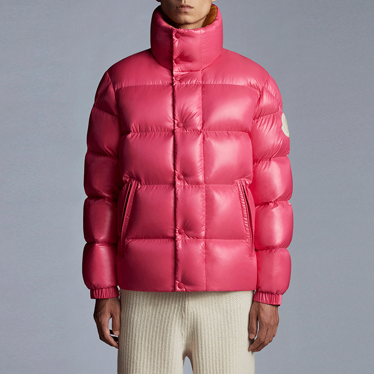 MONCLER GENIUS 1952 Dervo Logo Print Pink Puffer Jacket for Men. G20921A0003353A0E546 圖 4