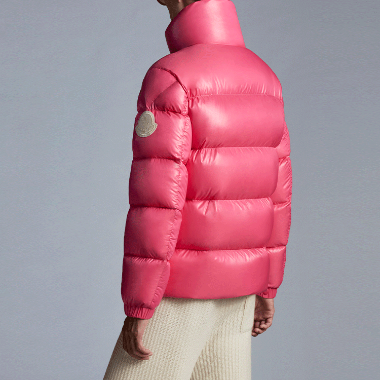 MONCLER GENIUS 1952 Dervo Logo Print Pink Puffer Jacket for Men. G20921A0003353A0E546 圖 5