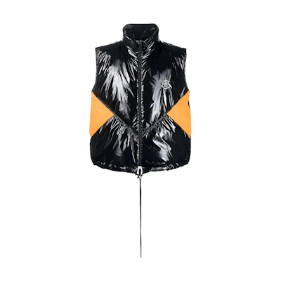 MONCLER GENIUS Alicia Keys Black High-Neck Down Vest I109F1A00007M2949