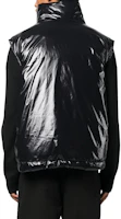 Shop MONCLER GENIUS x Alicia Keys Black High-Neck Down Vest I109F1A00007M2949