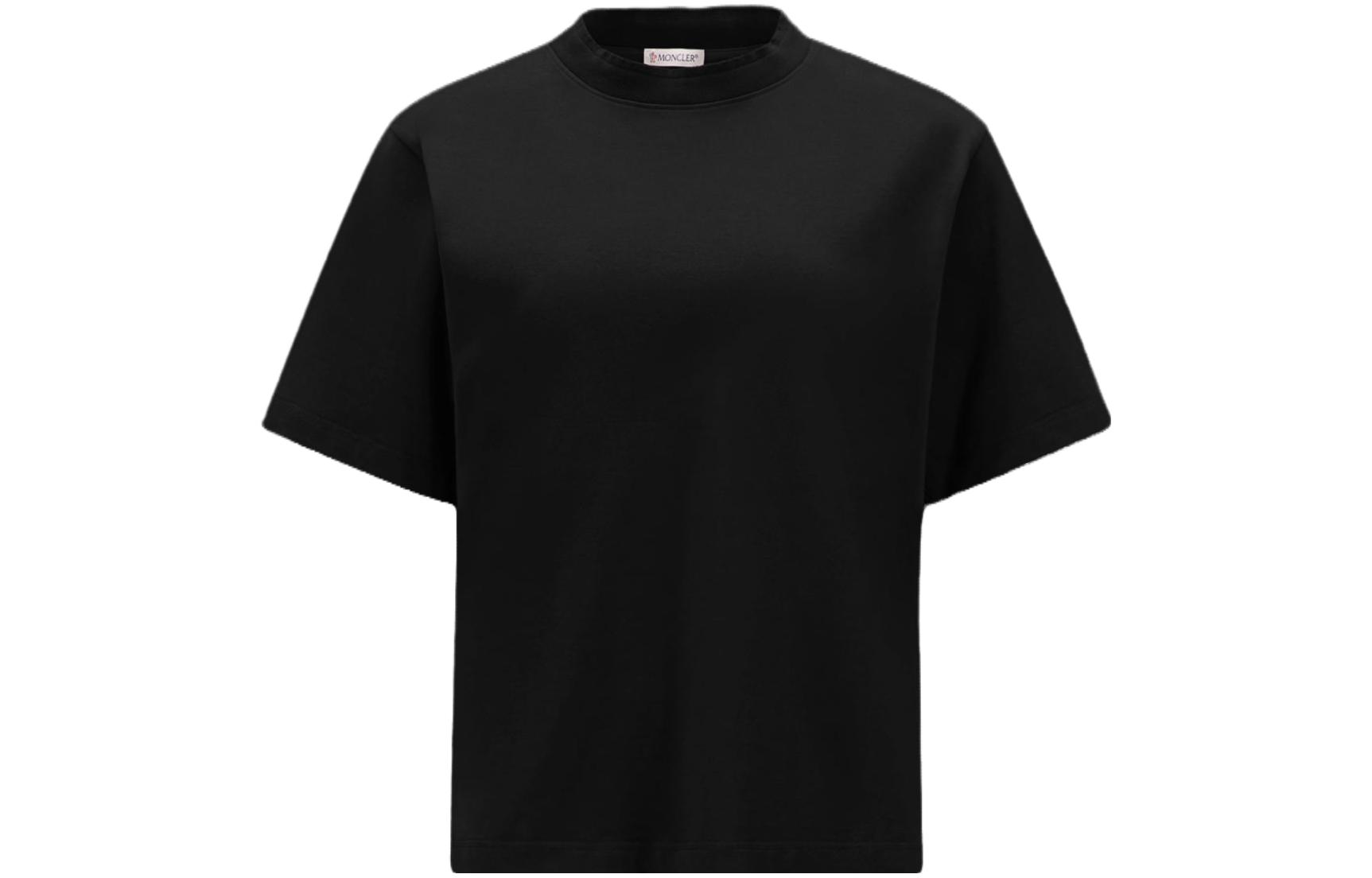 Order MONCLER GENIUS x Alicia Keys 字母印花貼布標誌男女款圓領T恤。 I109F8C0000389A4499A