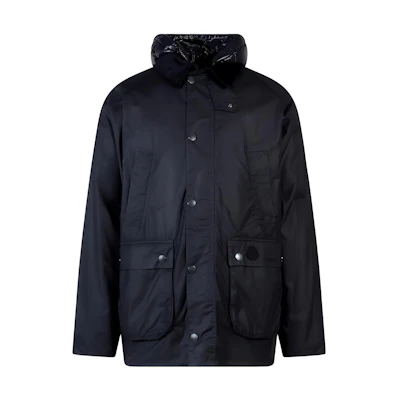 MONCLER GENIUS BARBOUR FW22 Solid Pocket Zip-Up Hooded Jacket Men’s. 1A00034M2146999
